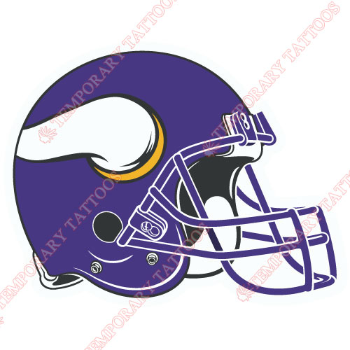 Minnesota Vikings Customize Temporary Tattoos Stickers NO.593